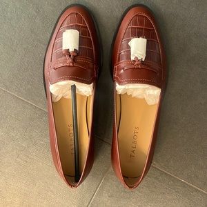 Dark Amber Rust Talbots loafers-NEW